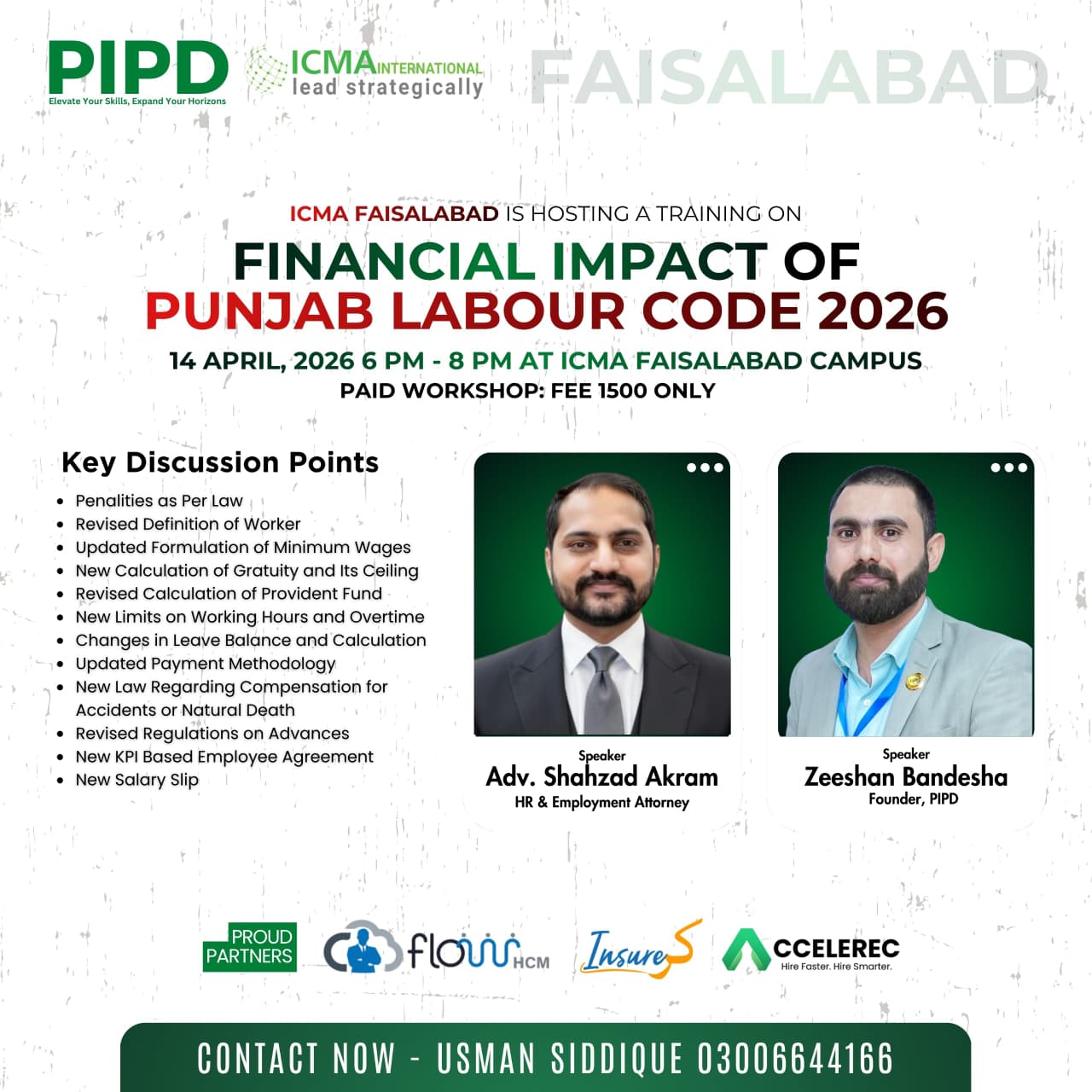 Understanding the Financial Impact of Punjab Labour Code 2026 – Training in Faisalabad
